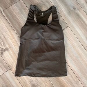 Athleta Brown Racerback Tank Top